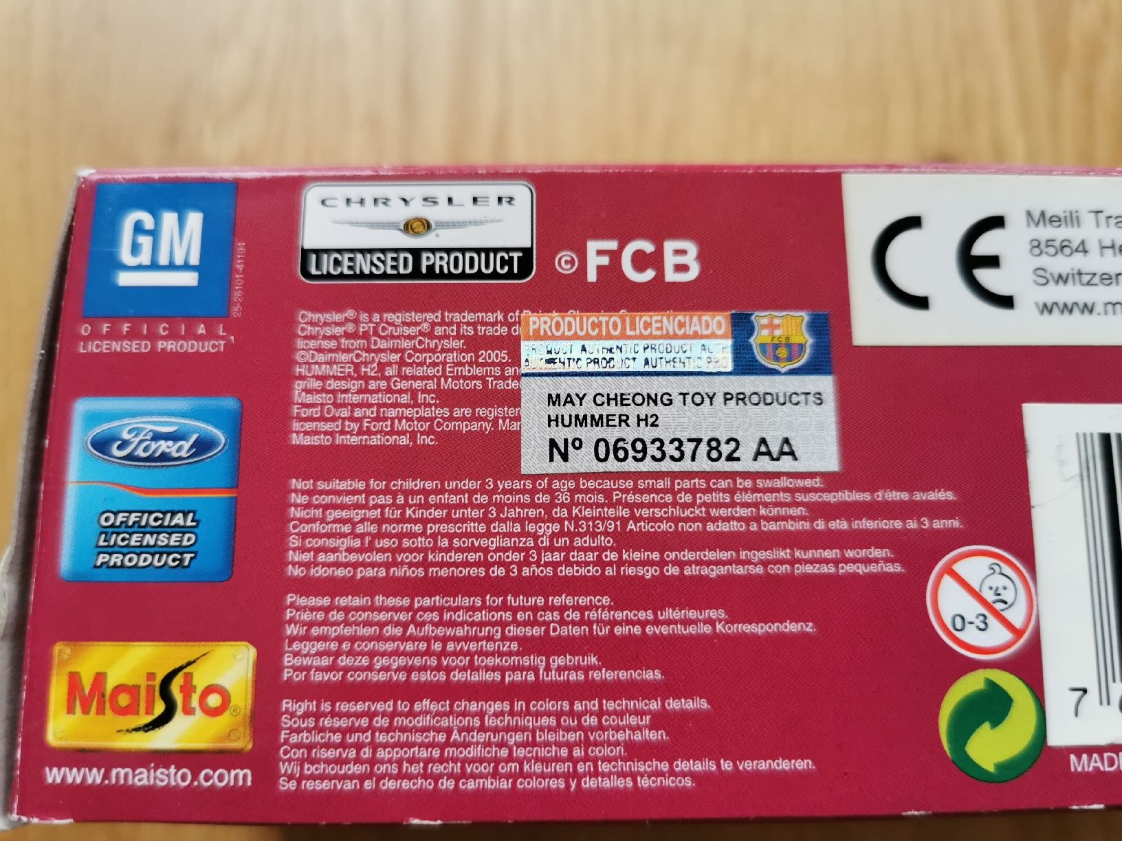 Maisto Modellini d'auto: FC Barcelona Hummer Modellauto – Usato da Arnegg venduto da michik999 2