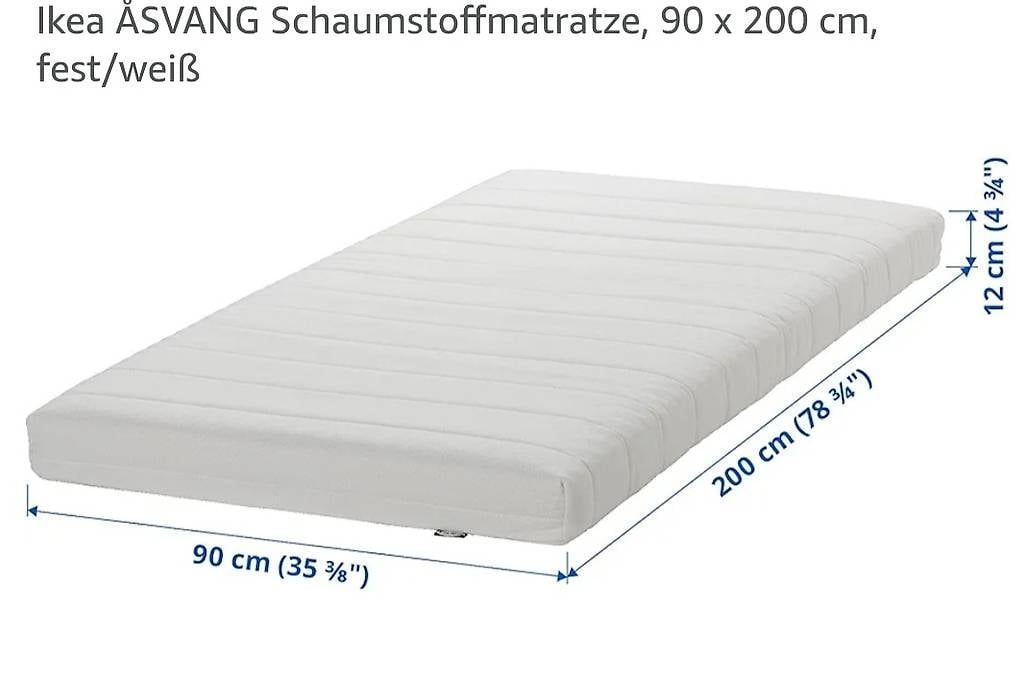 Matelas: Matratze 90x200cm – D'occasion à Luzern par sabidu1