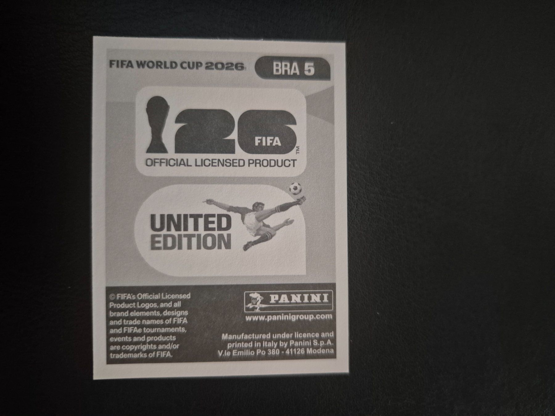 Panini Carte collezionabili: Panini WM 26 BRA 5 – Nuovo (secondo la descrizione) da Rorschacherberg venduto da AJ3108 1