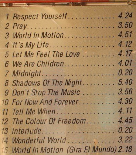 CD: Dj Bobo – World In Motion – Usato da Luzern venduto da CONTENTI 3