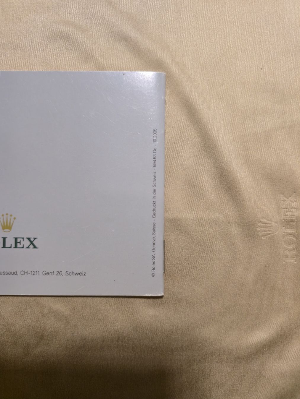 Rolex Documenti: Rolex booklet submarine 2005 – Usato da S. Antonino venduto da paoloc1842 2