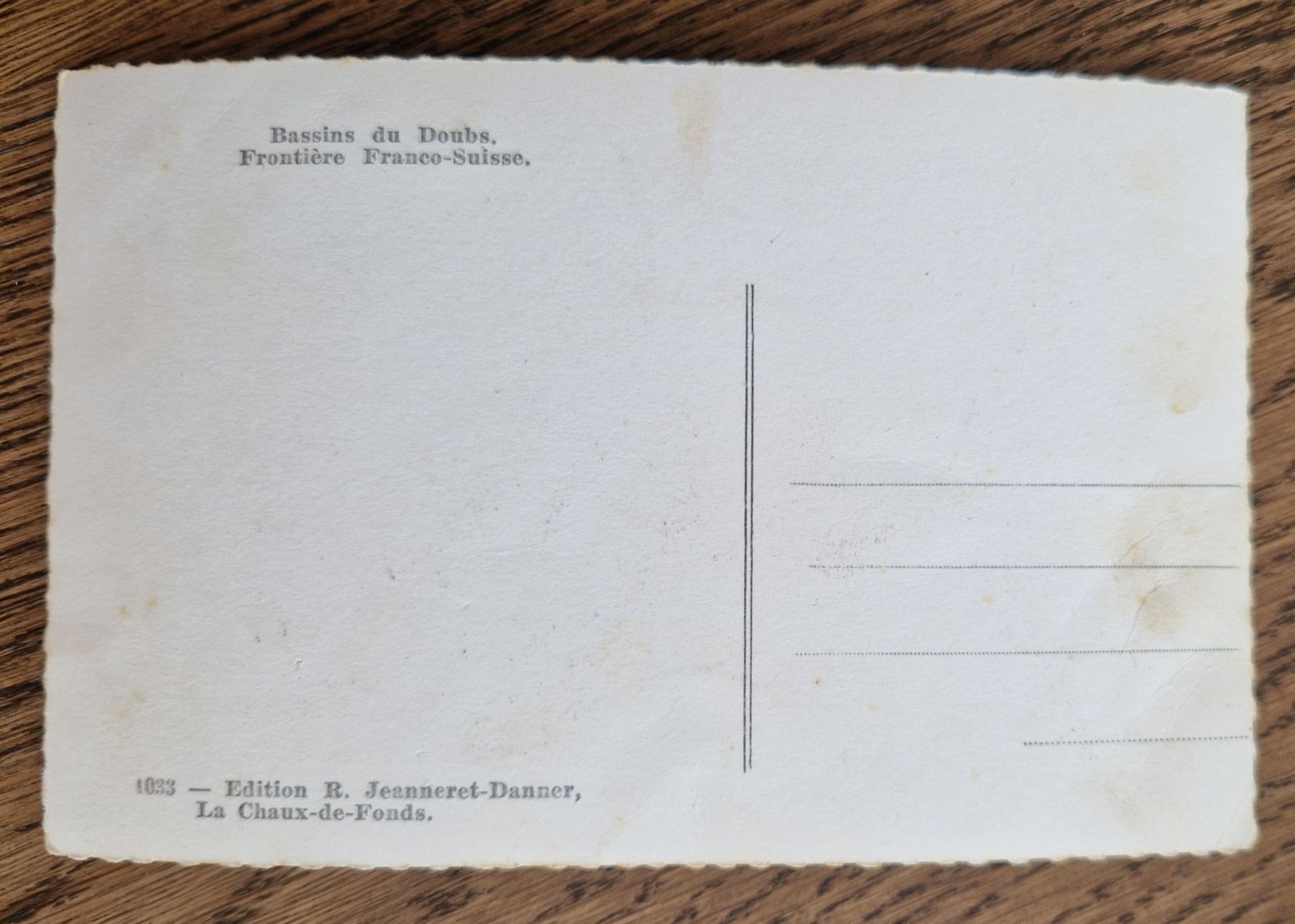 Cartoline postali: Bassins du Doubs – Usato da Ebikon venduto da Donar50 1