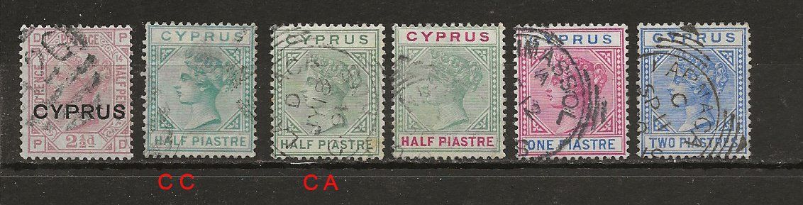 Tutti i francobolli: Chypre 1880 ... – Usato da Sion venduto da PierreP01