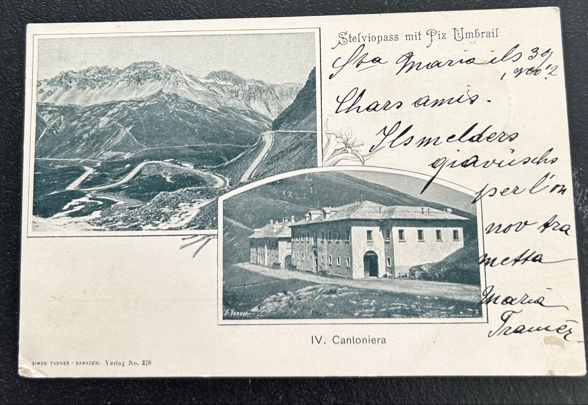 Cartoline postali: AK Stelviopass 1900 – Usato da Horw venduto da Tellbub