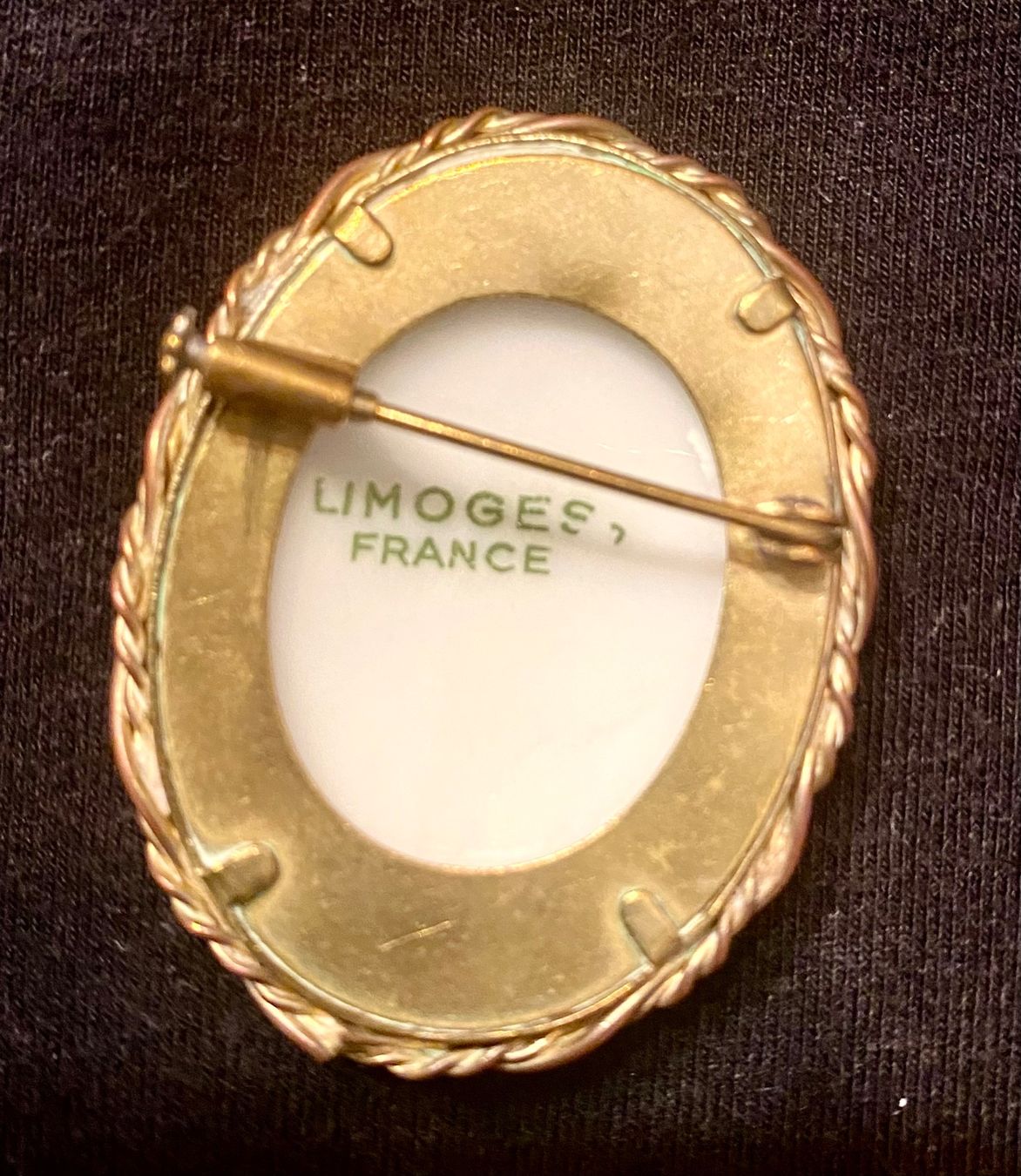 Broschen & Nadeln: Antike Brosche von Limoges – Gebraucht aus Dreien von Aelisa 1