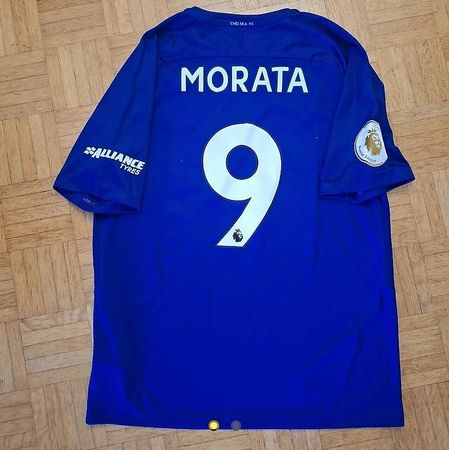 FC Chelsea Heimtrikot 17/18 #9 Morata in Grösse L