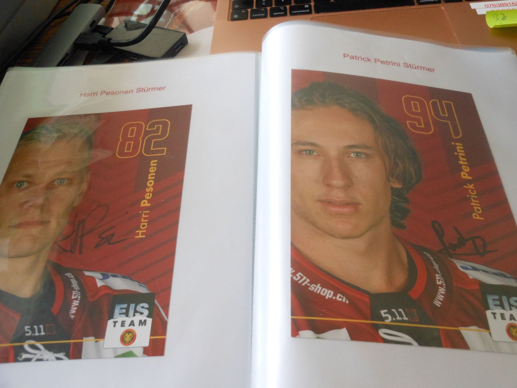 Autogramme: SCL Tigers Autogrammkaten Saison 2022-2023 – Gebraucht aus Dübendorf von Glatttaltiger 3