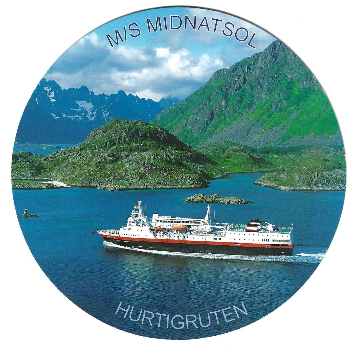 Cartoline postali: Postkarte Hurtigruten – Nuovo (secondo la descrizione) da Lenk im Simmental venduto da Ruedauph