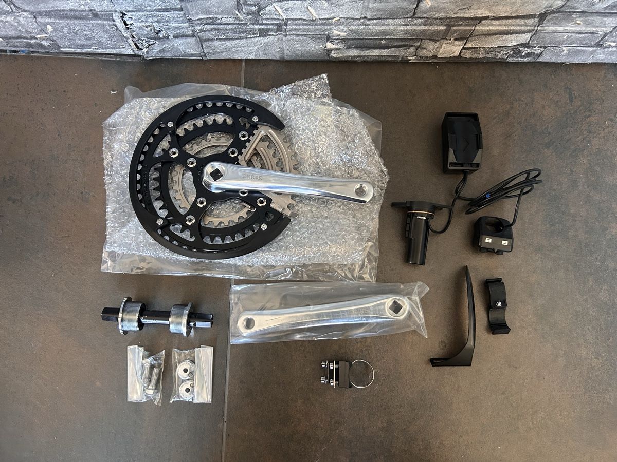 Pezzi di ricambio: Vintage Suntour Automatic Transmission System Kurbelgarnitur – Nuovo (secondo la descrizione) da Root venduto da Sajo_04