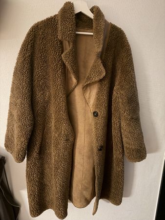 Damen Mantel Wendemantel braun mit Knöpfen 