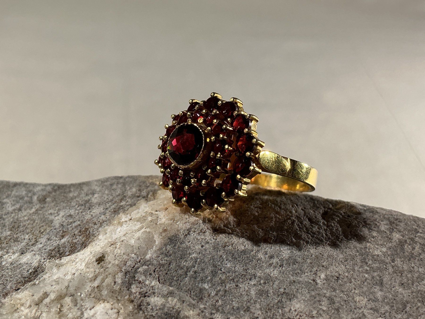 Anelli: BÖHMISCHER GRANATSCHMUCK Ring Gr. 56 – Nuovo (secondo la descrizione) da Richterswil venduto da Restwert_Richterswil 5