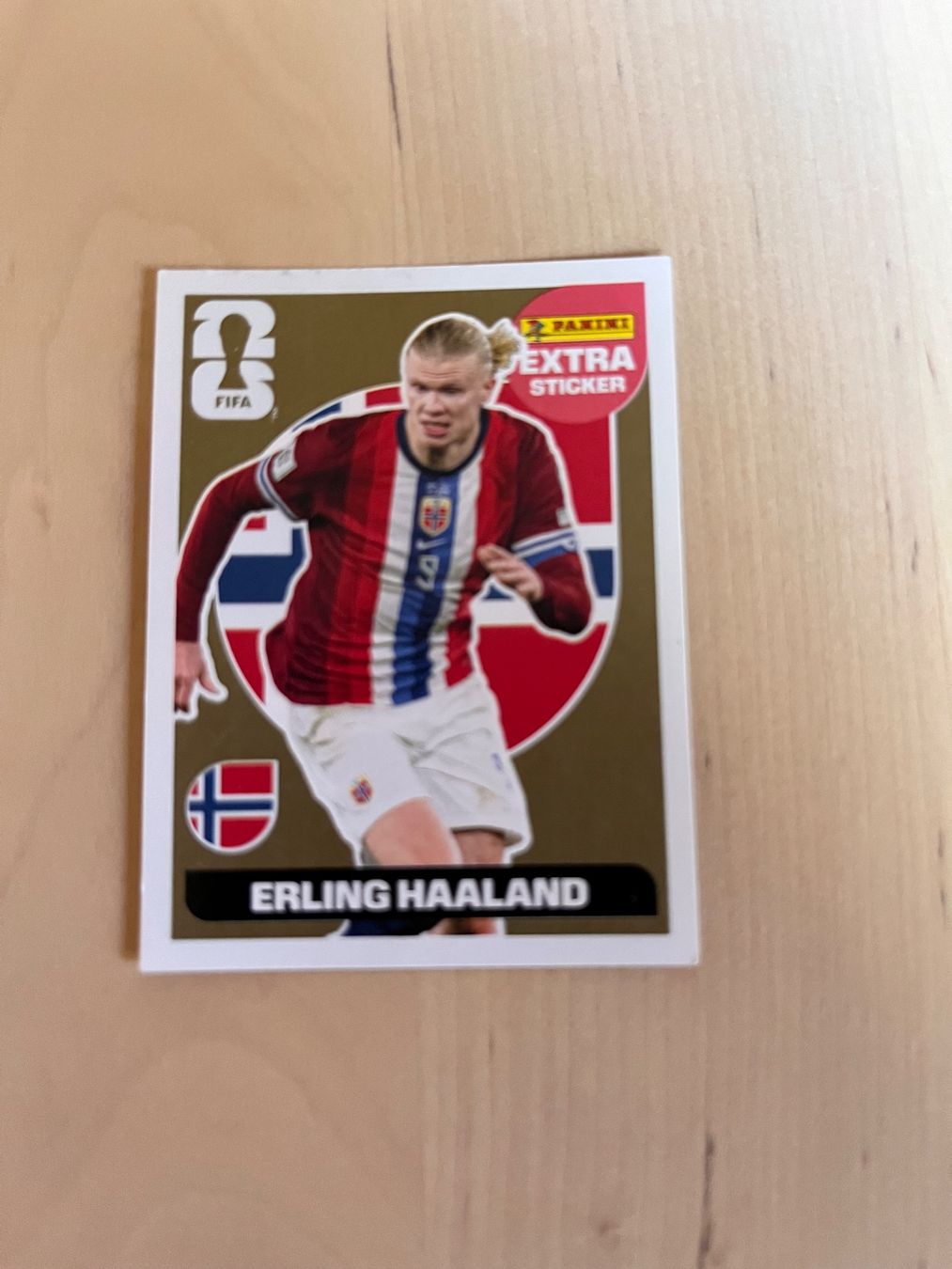 Panini Carte collezionabili: Erling Haaland Gold – Nuovo (secondo la descrizione) da Termen venduto da orkycorky