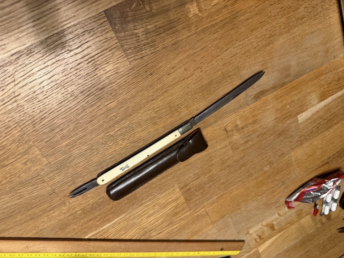 Taschenmesser: Antikes Taschenmesser Probiermesser Sackmesser – Gebraucht aus Goldach von Messerguru 7