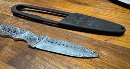 * Puma NeckKnife * Around Damast Messer Rare Knife