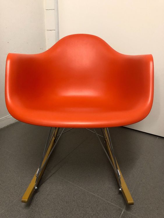 VITRA Eames Rocking Chair RAR rot/orange Kaufen auf Ricardo