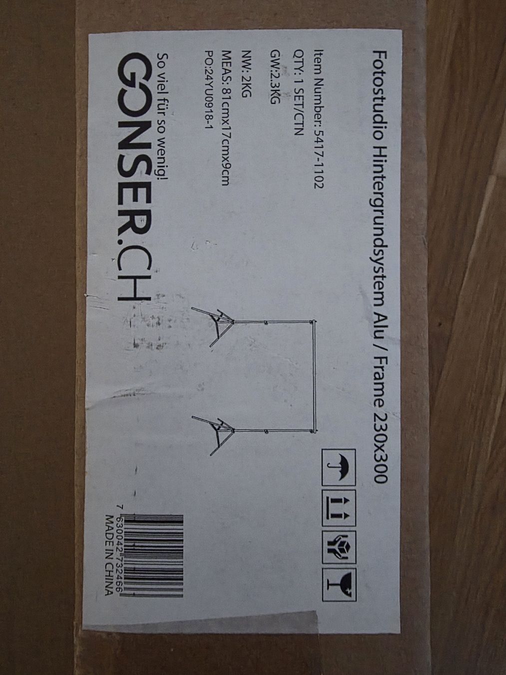 Autres accessoires: Green Screen mit Halterung – Neuf avec emballage d'origine à Egerkingen par vil_5vkk 2