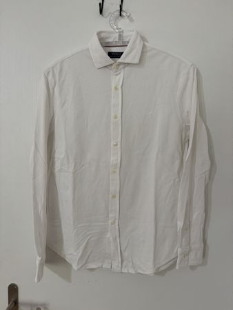 Polo Ralph Lauren Hemd Weiss Featherweight Mesh Gr M 