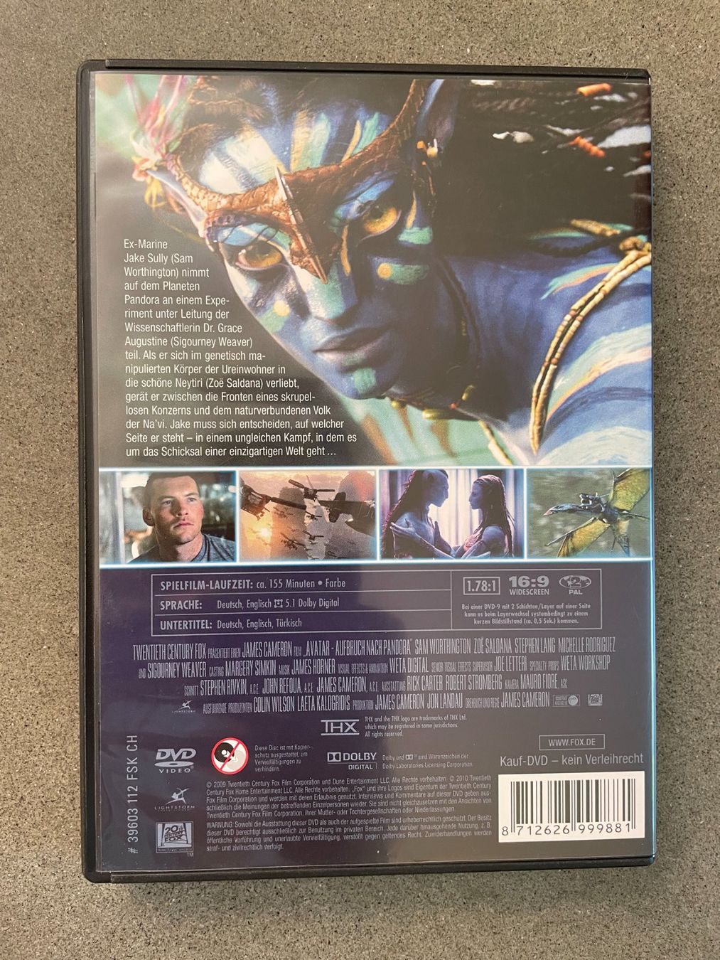 Tutti i DVDs: DVD Avatar Aufbruch nach Pandora – Usato da Zofingen venduto da angito 2