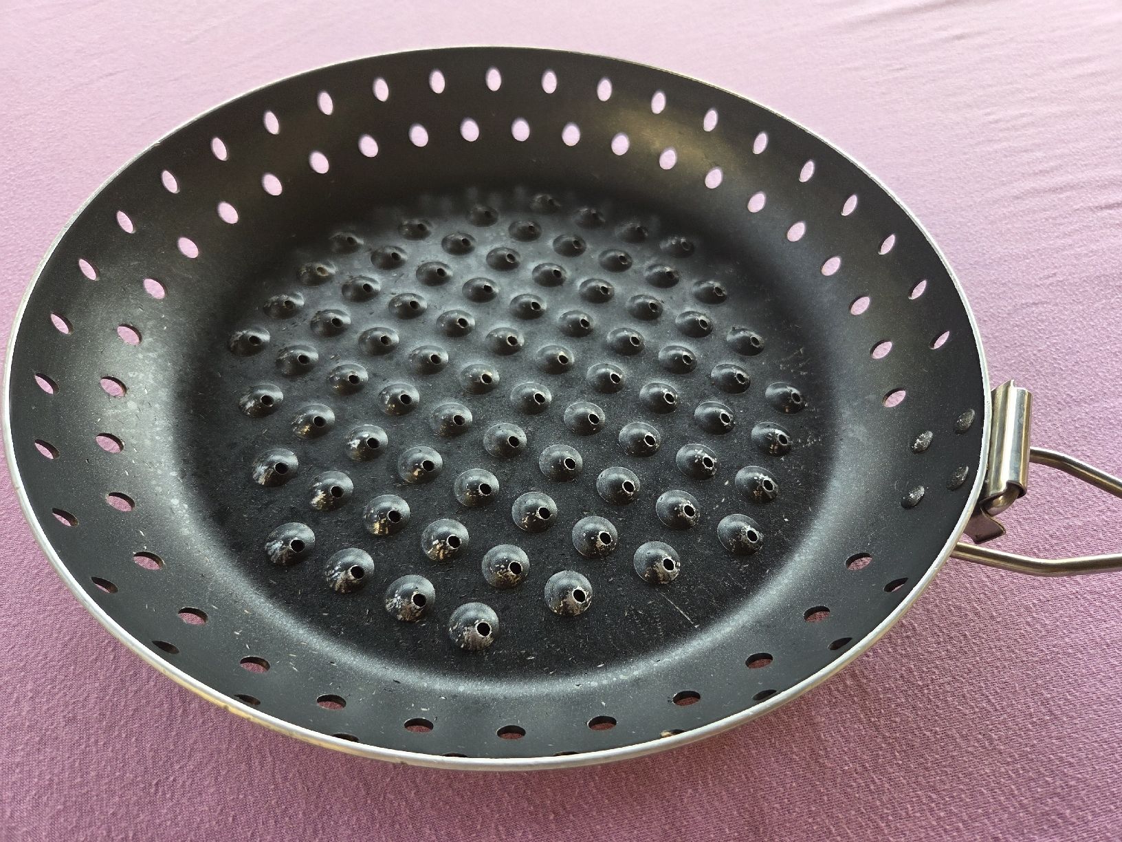 Pfannen: Gemüse oder Marroni Pfanne für Grill – Neu (gemäss Beschreibung) aus Klingnau von Groofty69 3