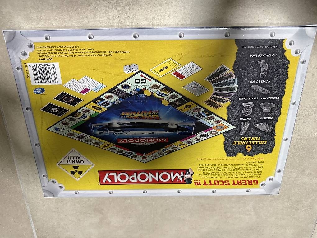 Giochi: Back to the Future monopoly – Nuovo e nell'imballaggio originale da Coldrerio venduto da Crivelli 1