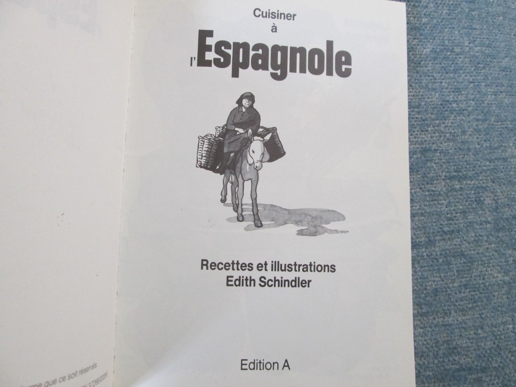 Libri: Cuisiner à l'Espagnole – Usato da Neuchâtel venduto da Dualseele 1