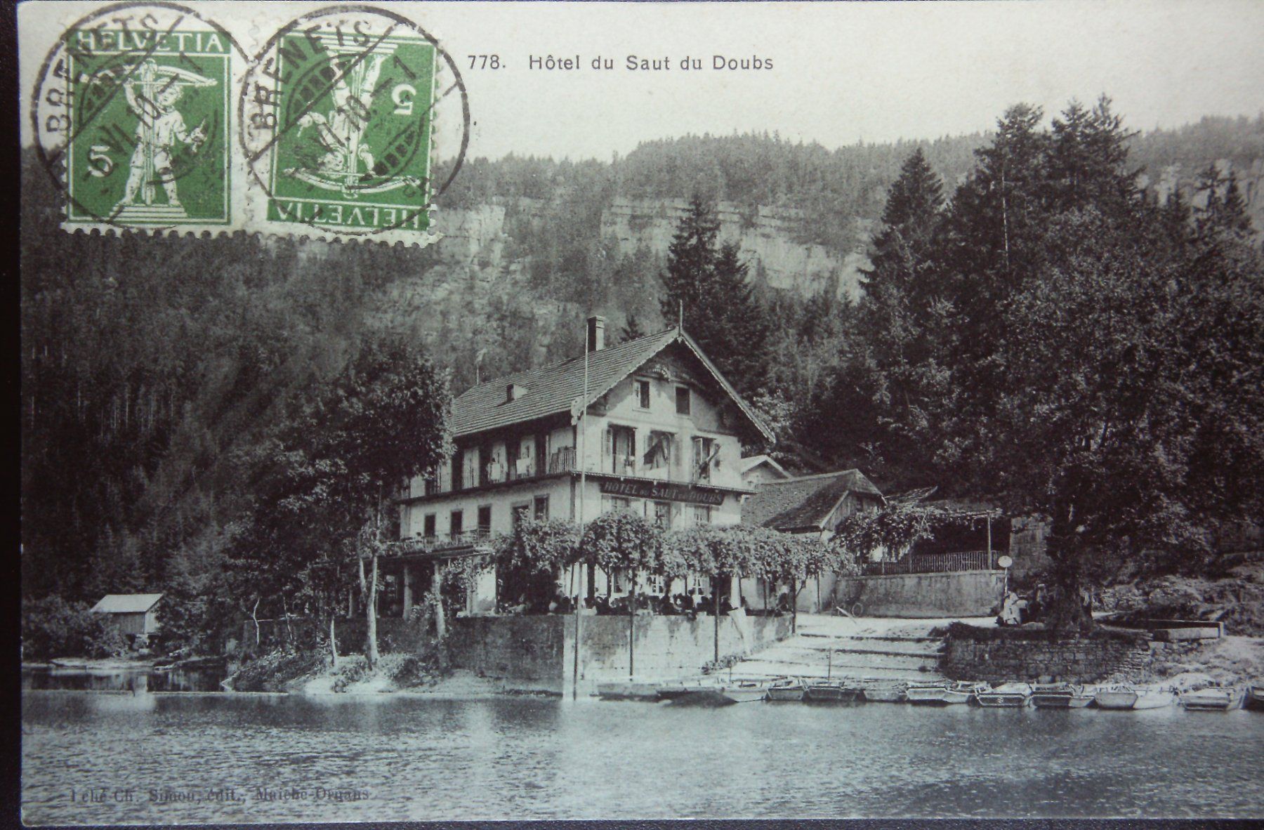 Cartoline postali: Le saut du doubs – Usato da Le Locle venduto da Roger46