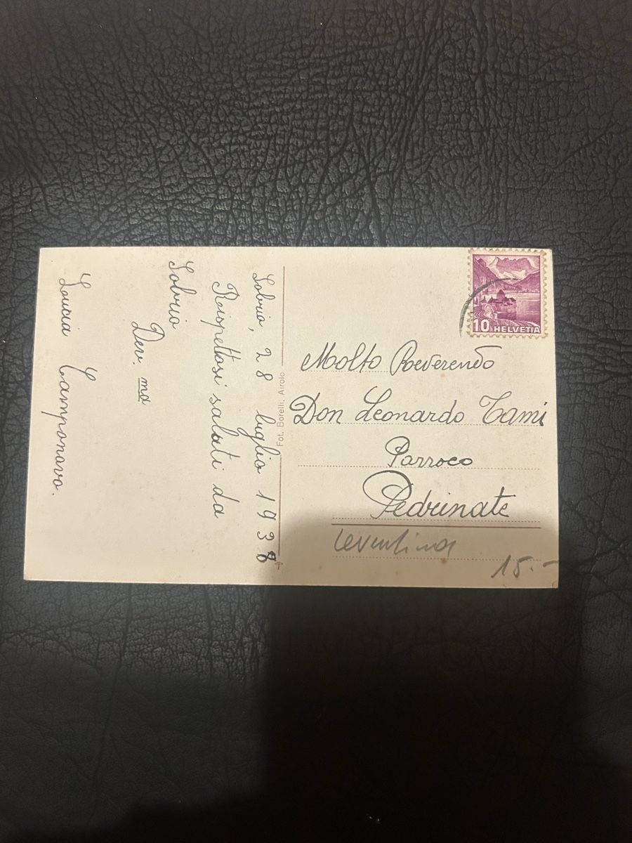 Cartes postales: Sobrio Leventina 1938 – D'occasion à Breganzona par Milesbo 1