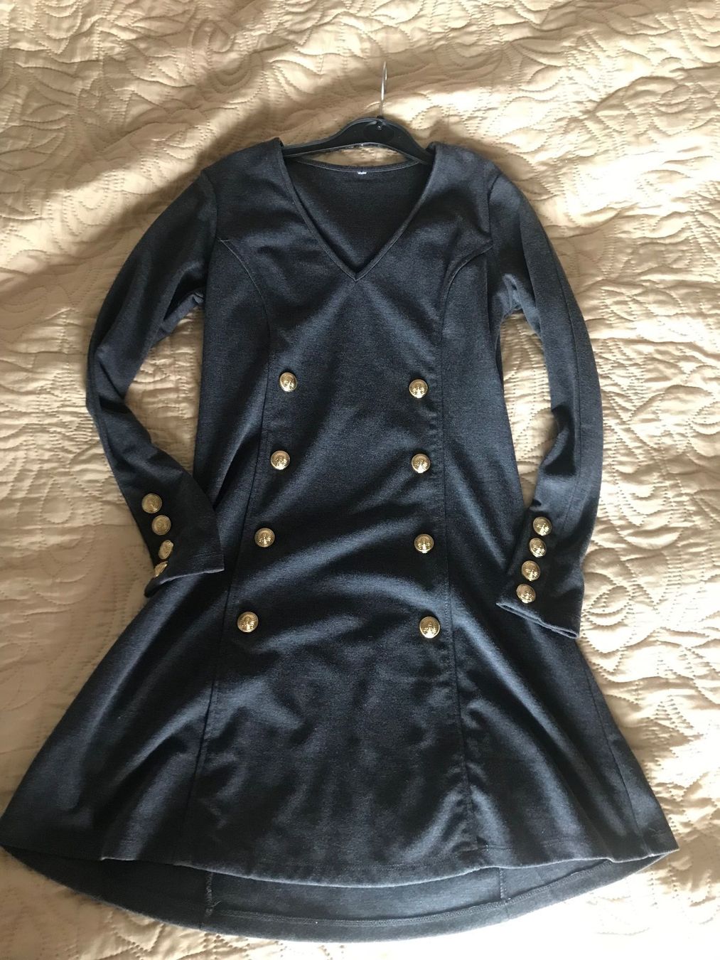 Vestiti: Robe grise à boutons dorés- bubbleroom – Nuovo (secondo la descrizione) da Grimisuat venduto da eliseba88 6