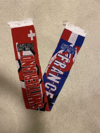Schweiz-Frankreich Schal Davis Cup 2014 Lille!