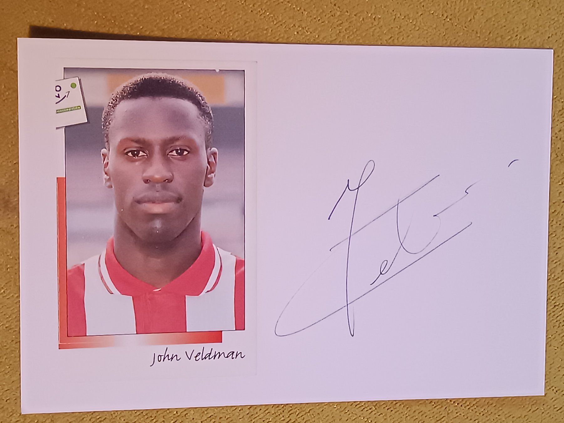 Autographes: John Veldman - original Autogramm – D'occasion à Menziken par Artographs