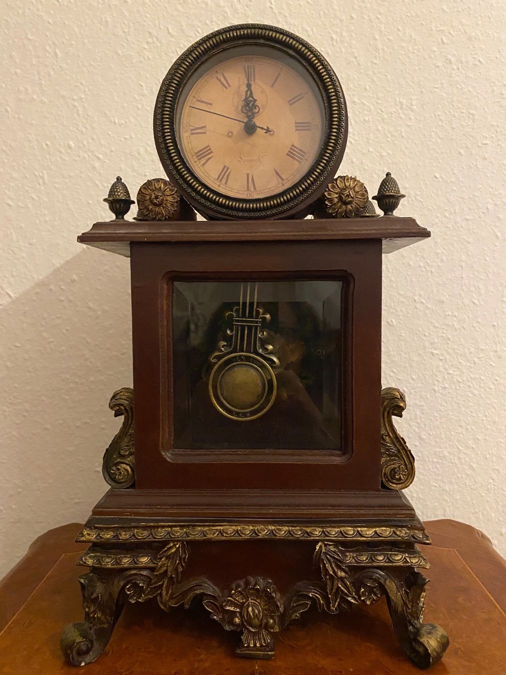 Orologi da terra & Orologi da parete: Horloge de table en bois ancienne – Usato da Genève venduto da location01