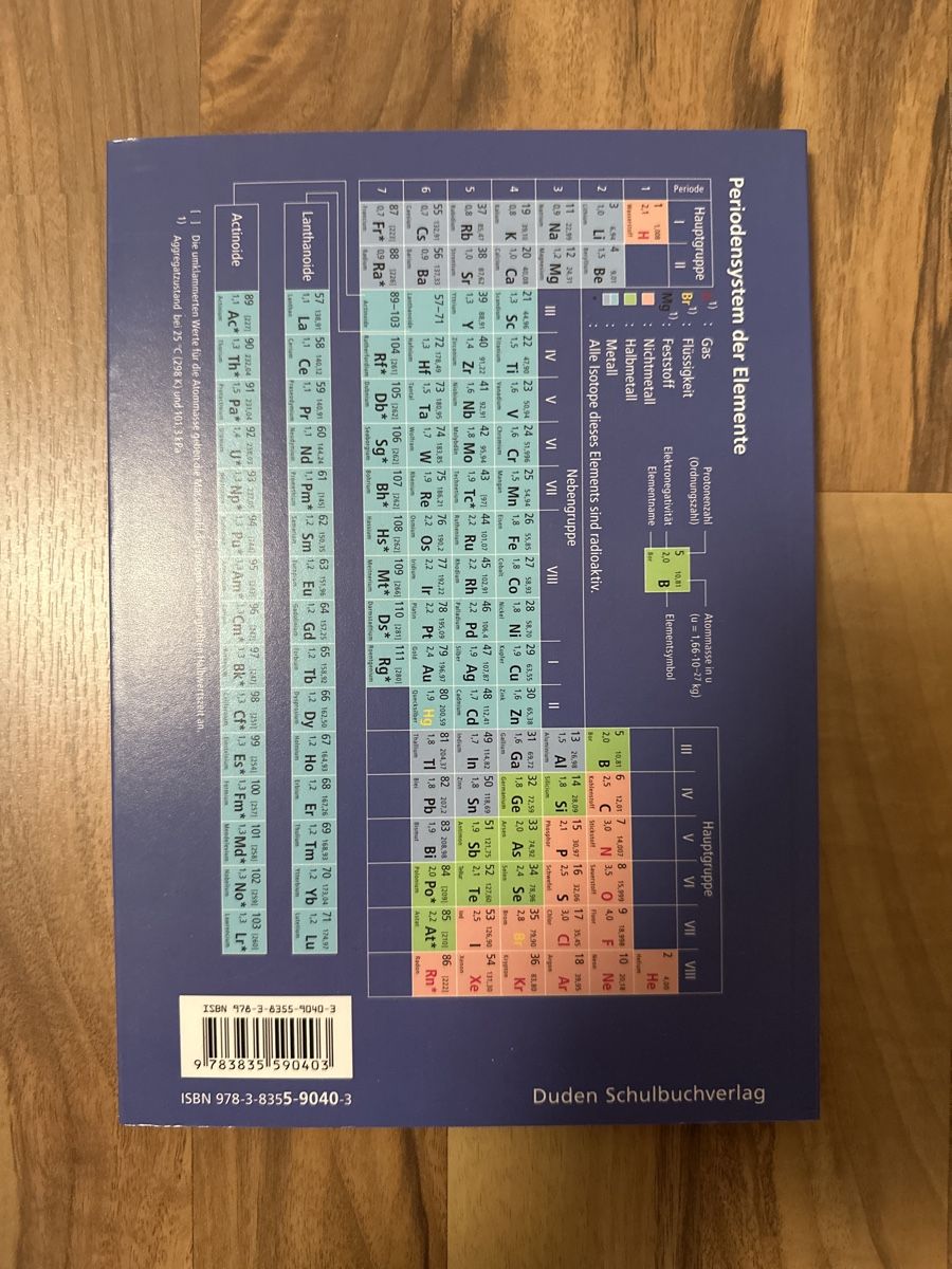 Bücher: Duden: Formulas and Values (Math, Physics, Chem) – Gebraucht aus Baden von viv_99 1