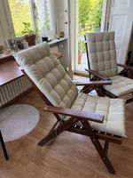 2 IKEA ÄPPLARÖ Relaxsessel / Gartenstühle verstellbar