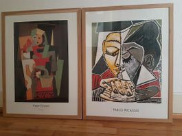 2 Picasso Kunstdrucke gerahmt 85x64 cm