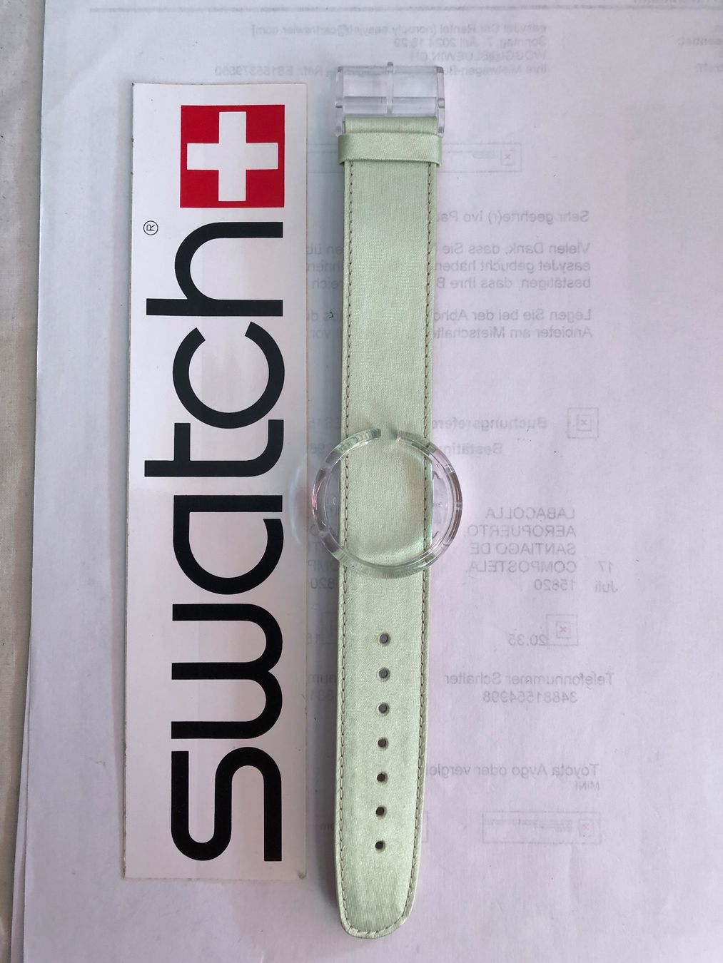 Swatch Orologi: POP Swatch Midi Uhrenarmband – Nuovo (secondo la descrizione) da Biel/Bienne venduto da winnertaco