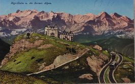RIGI-KULM & die Berner Alpen - 1911