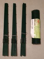 Garten Zaun Set: U-Profil Pfosten und Drahtgeflecht Tierzaun