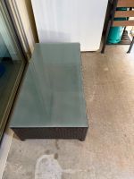 Schöner Loungetisch Rattan 124x62 cm