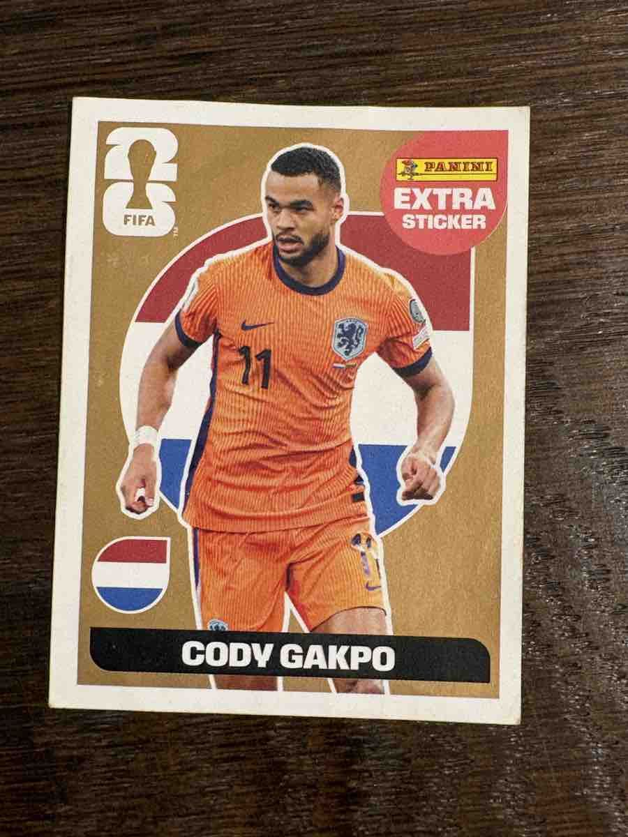 Panini Carte collezionabili: Extra sticker bronze Gakpo neuf – Nuovo (secondo la descrizione) da St-Sulpice VD venduto da dxf_rny9