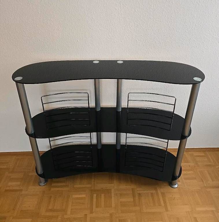 Tavoli: Moderner Bartisch - Neu und originalverpackt, Glas Schwarz – Usato da Niederwangen BE venduto da Benny.7 1