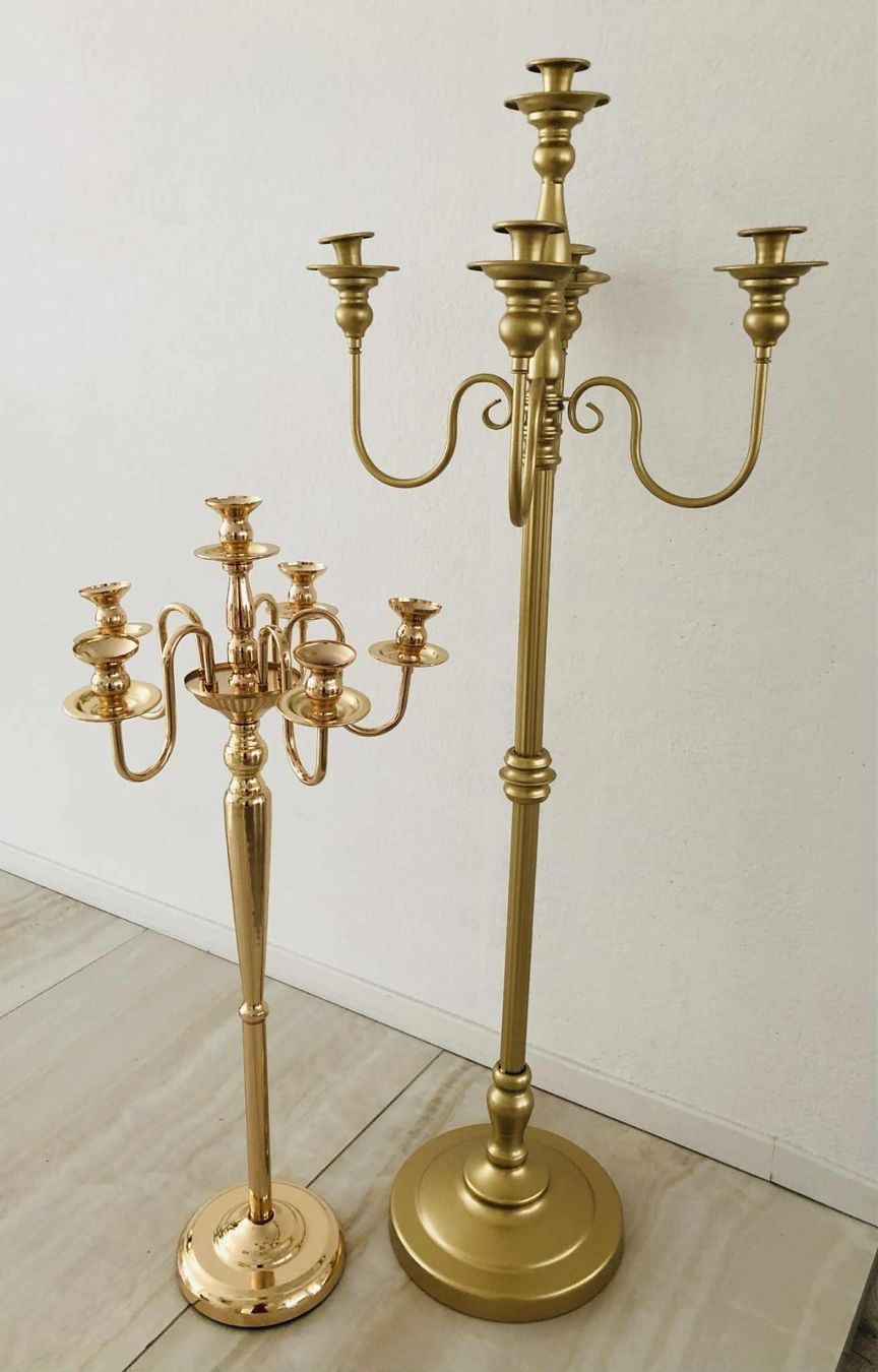 2 grosse Kerzenständer 125 cm und 71 cm (Neu (gemäss Beschreibung