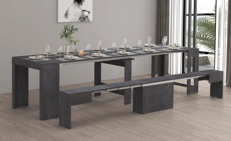 Panchine: Banc rétractable, extensible de 66 à 290 cm – Nuovo (secondo la descrizione) da Pont-la-Ville venduto da Josanso