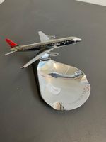 Swissair Aschenbecher verchromt