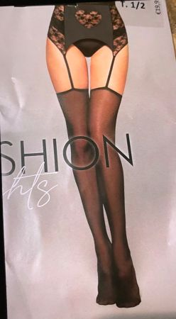 Calzedonia Reggicalze di Pizzo con calze-tgS/M-nuovi-feste