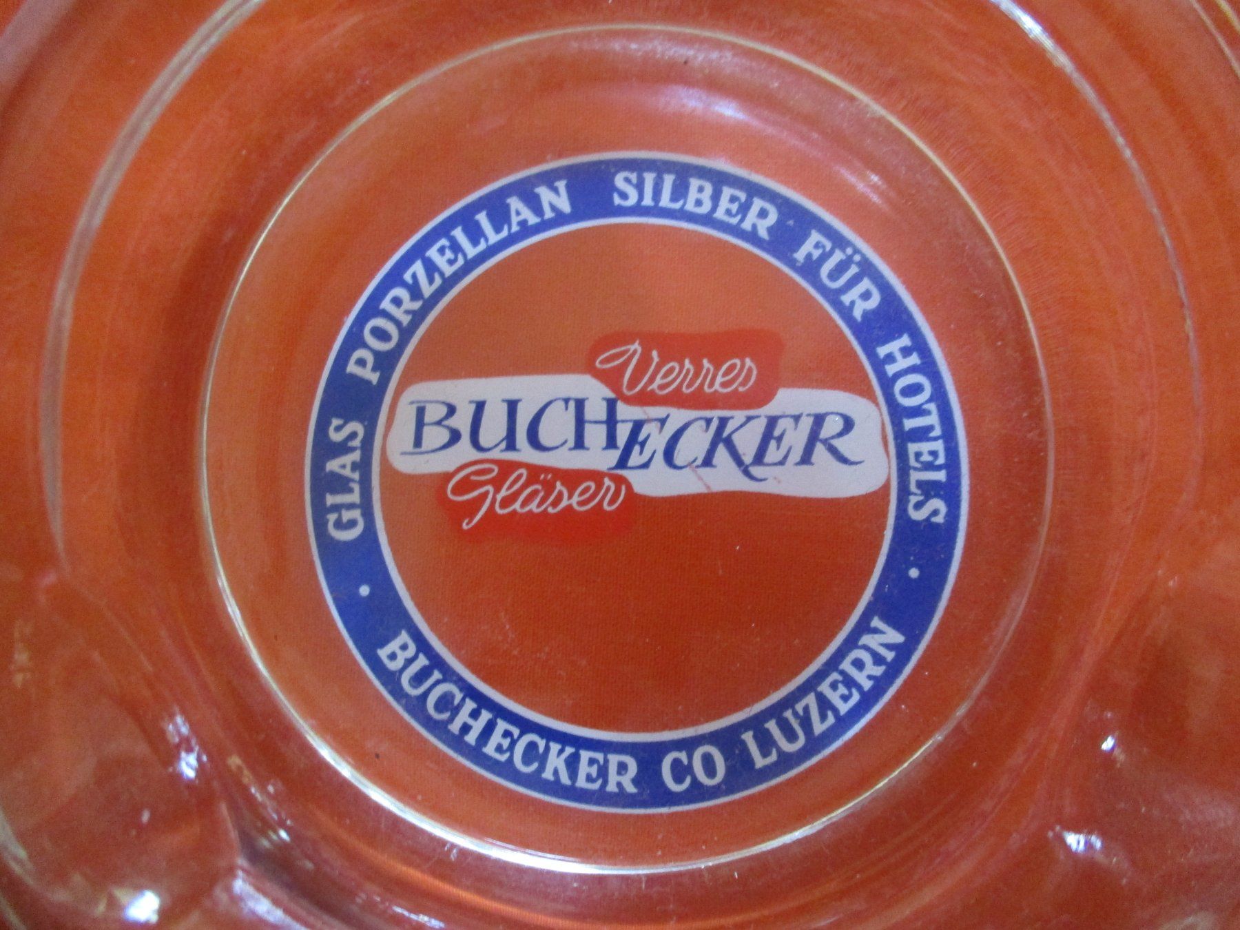 Aschenbecher: Buchecker Luzern, 3 Aschenbecher – Gebraucht aus Birsfelden von alles-muss-raus 2