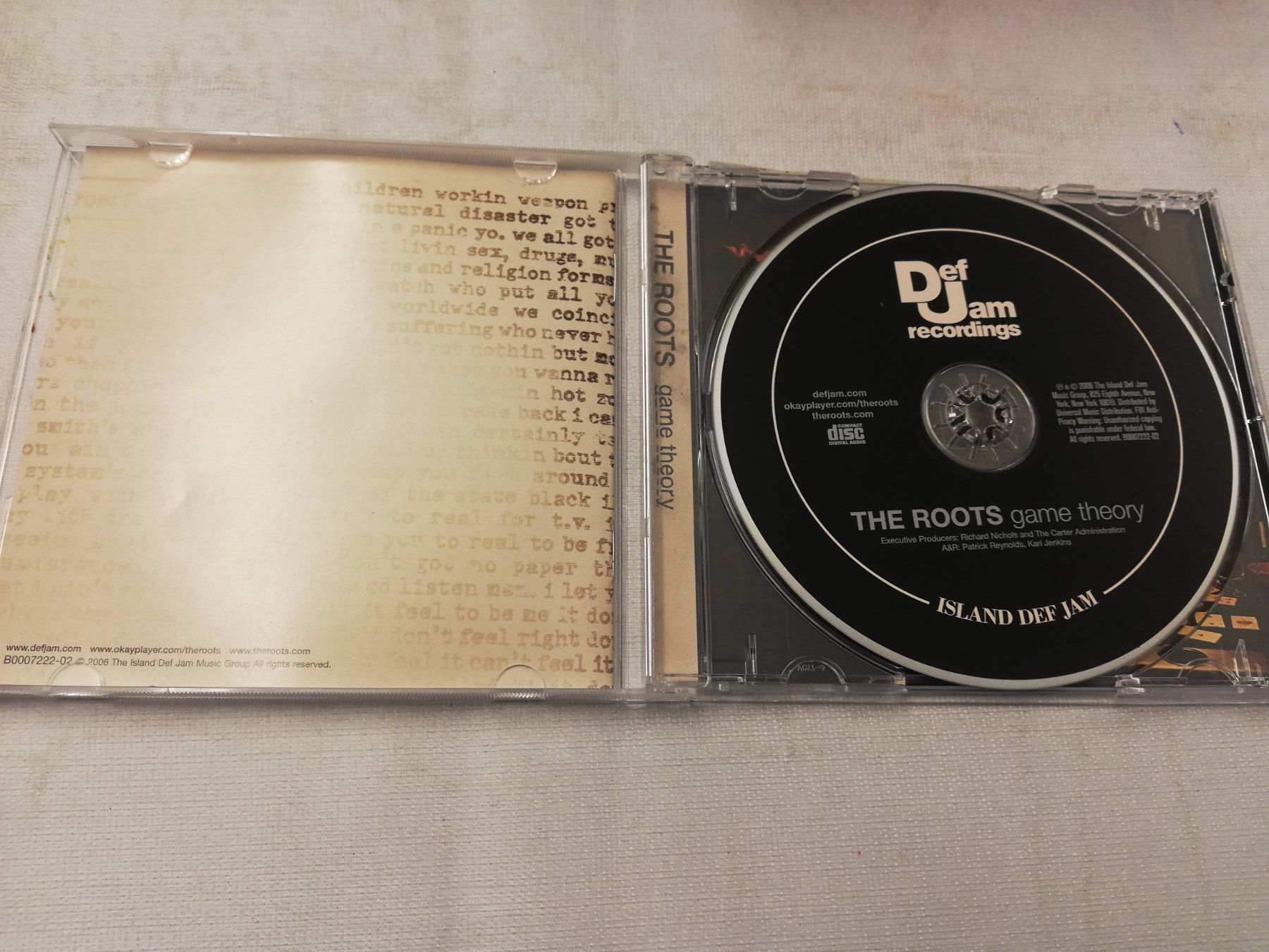CDs: THO ROOTS - GAME THEORY – Gebraucht aus Bern von Vinylsound.ch 2
