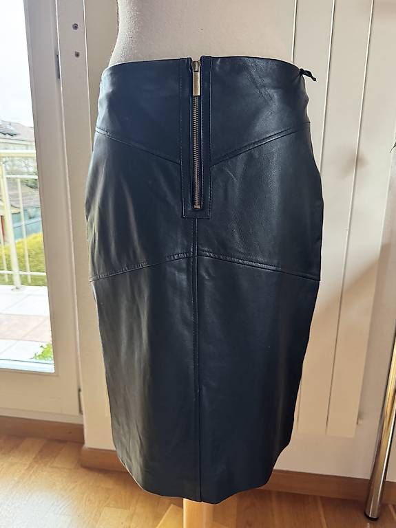Röcke: Vintage Lederrock / Rock / Schwarz / Gr. 38 – Neu (gemäss Beschreibung) aus Hünibach von s.leptir 2