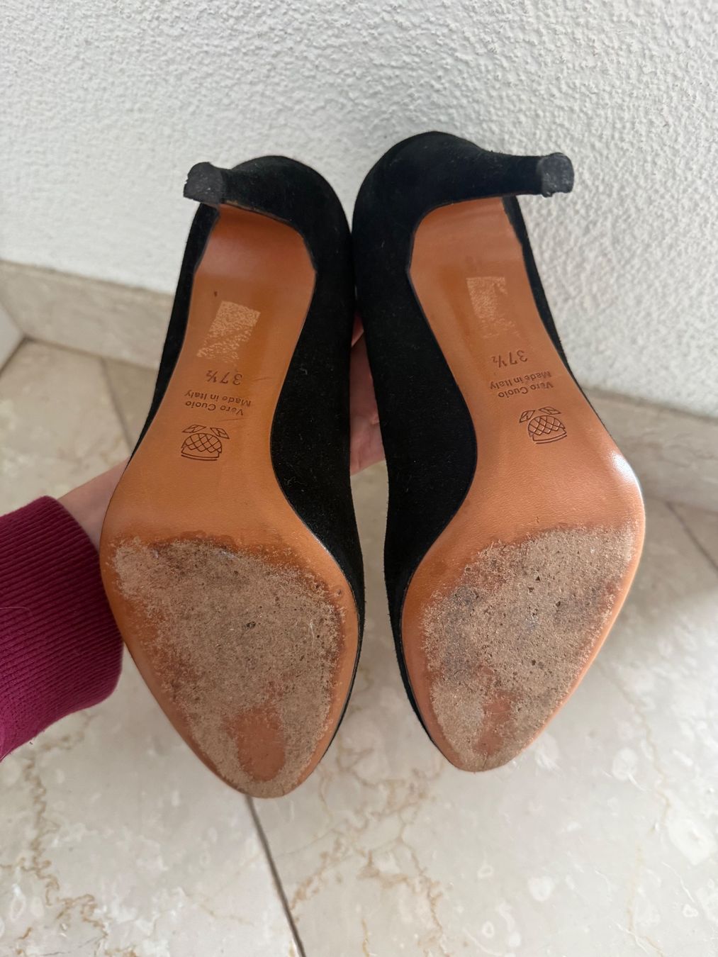 Navyboot Damenschuhe: Navyboot schwarze Wildleder-Pumps – Gebraucht aus Altendorf von Ga04 1