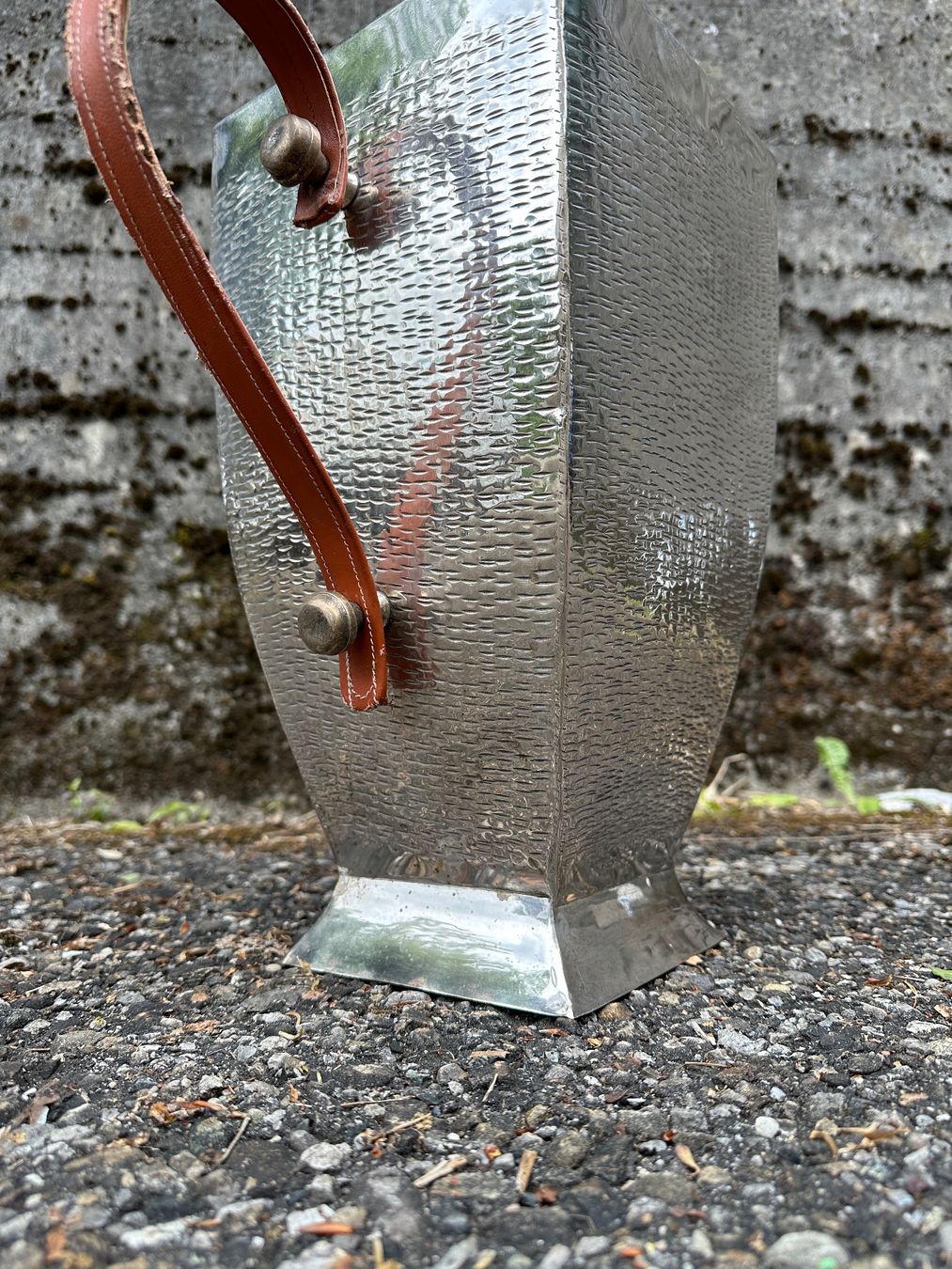 Altri mobili per ufficio: versilberter Vintage Schirmständer – Usato da Zürich venduto da frauflufelberg 5