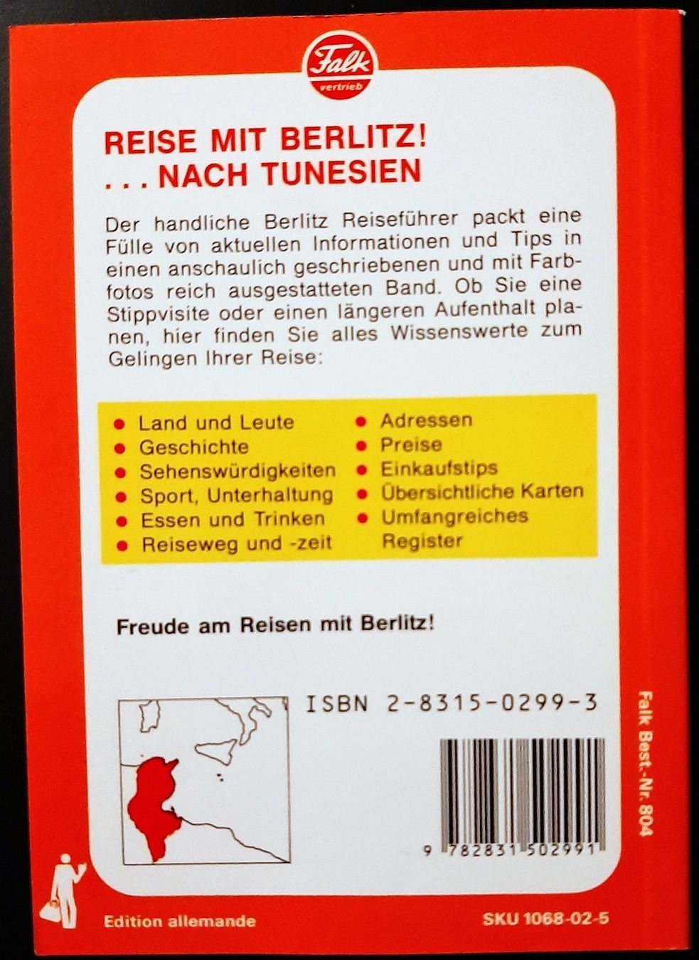 Livres: Reiseführer Tunesien Berlitz – D'occasion à Zürich par Zurich 1